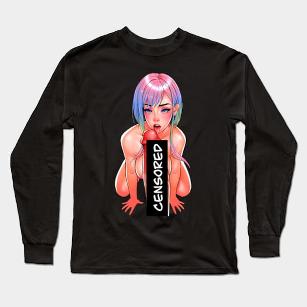 Sweet Angelica Connie censored Long Sleeve T-Shirt by Made In Kush